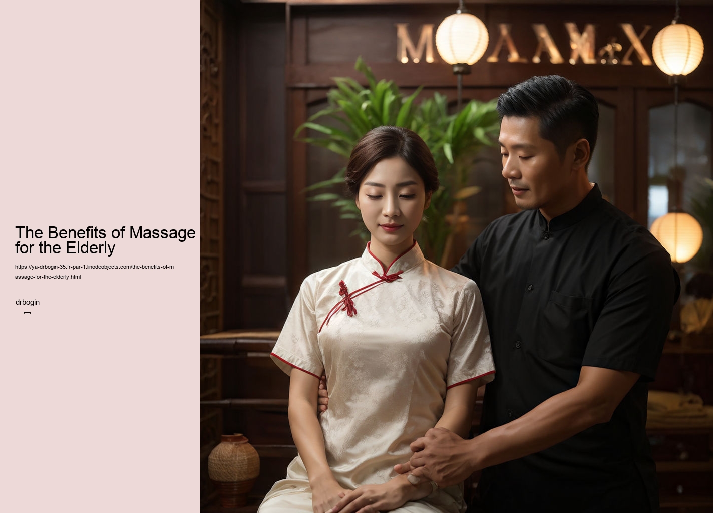 The Benefits of Massage for the Elderly